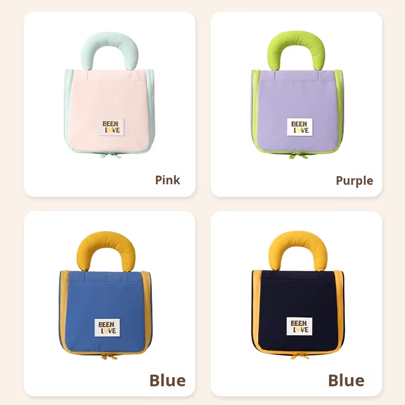 Folding Travel Cosmetic Bag - حقيبة مستحضرات التجميل القابلة للطي