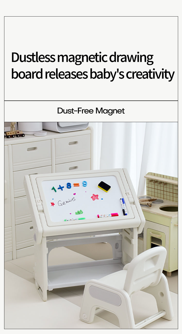 Kids Multi-Activity Table & Chair Set - مجموعة طاولة وكرسي متعددة الأنشطة للأطفال