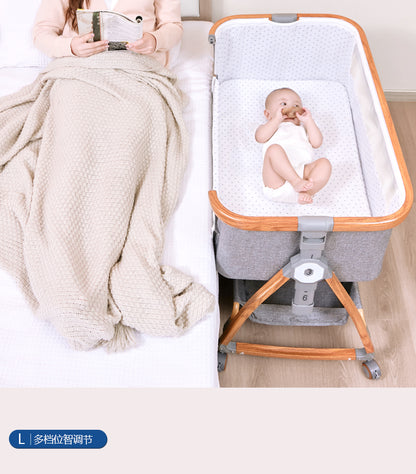 سرير أطفال محمول وقابل للطي – تصميم حديث وآمن لراحة الطفل