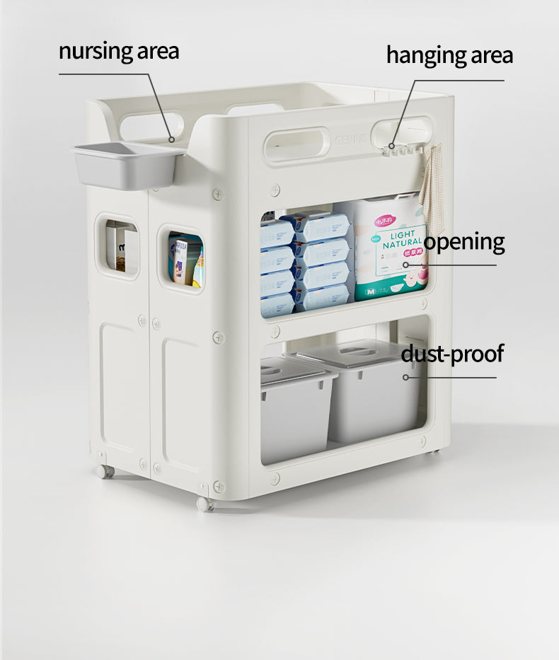 طاولة تغيير حفاضات 2 في 1 للأطفال حديثي الولادة