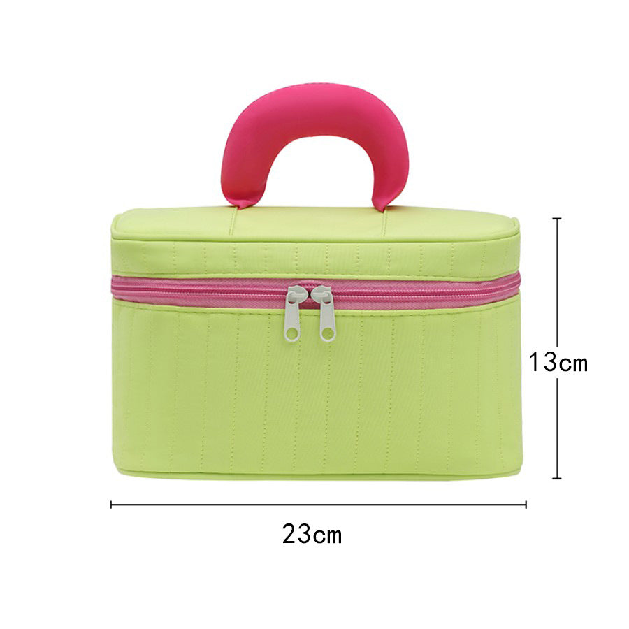 حقيبة تنظيم مكياج للسفر مع خطاف — متينة، قابلة للتعليق، متعددة الأقسام