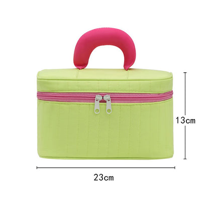 حقيبة تنظيم مكياج للسفر مع خطاف — متينة، قابلة للتعليق، متعددة الأقسام