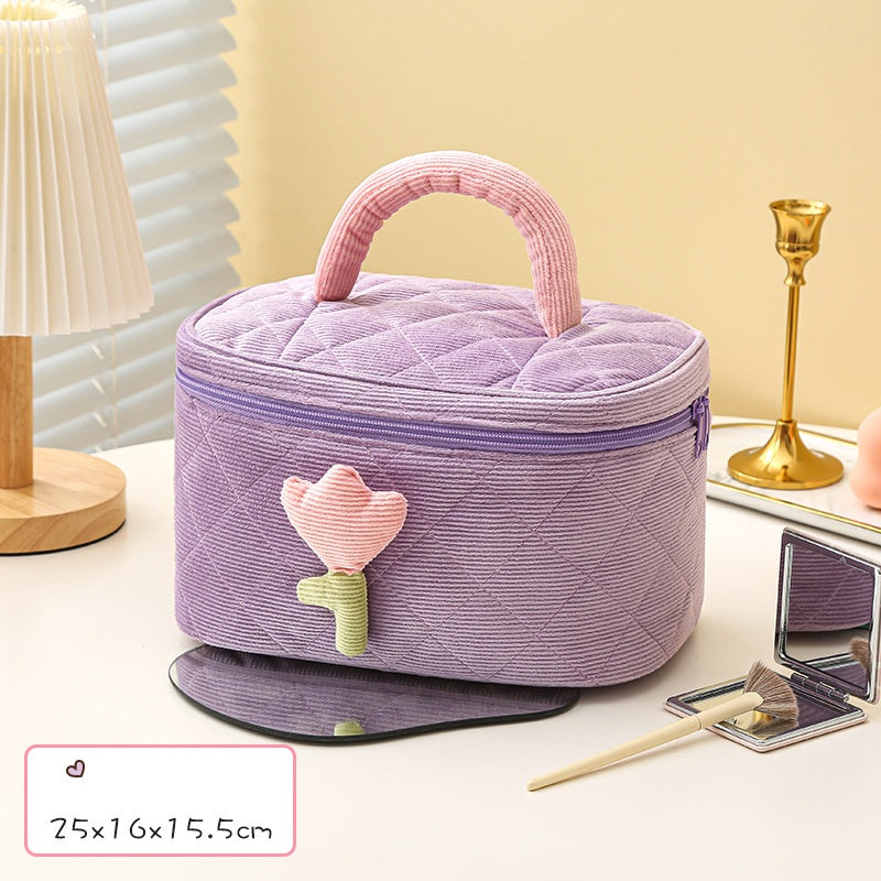 صندوق تخزين مكياج لطيف للأنشطة الخارجية