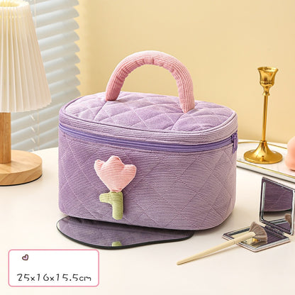 صندوق تخزين مكياج لطيف للأنشطة الخارجية