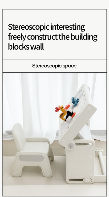 Kids Multi-Activity Table & Chair Set - مجموعة طاولة وكرسي متعددة الأنشطة للأطفال