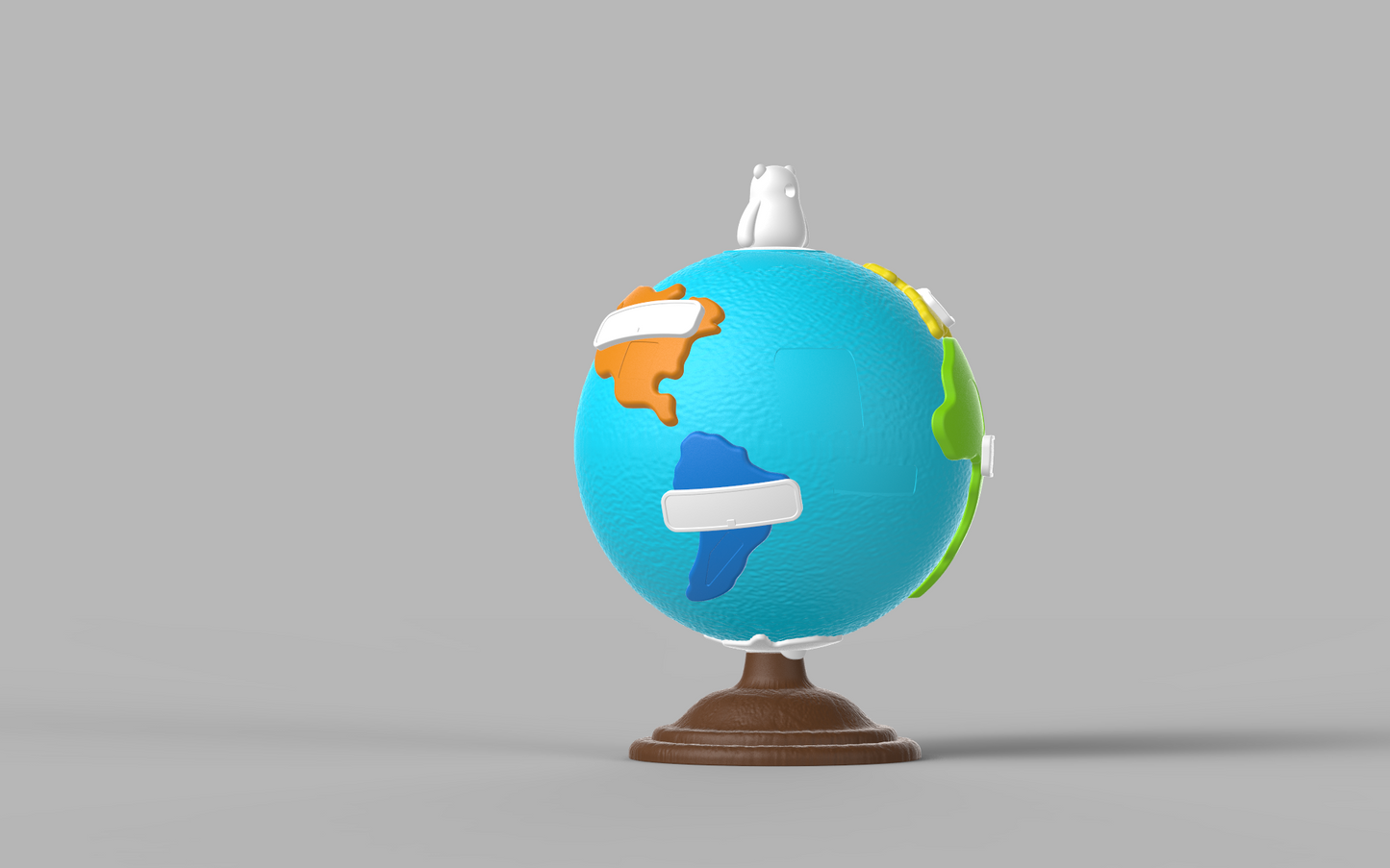 كرة أرضية تعليمية DIY للأطفال – لعبة بازل تعليمية لتنمية الإدراك والمعرفة