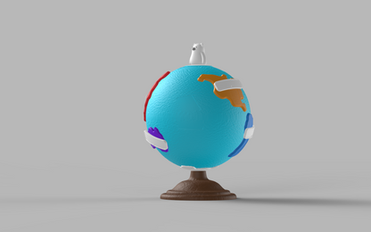 كرة أرضية تعليمية DIY للأطفال – لعبة بازل تعليمية لتنمية الإدراك والمعرفة