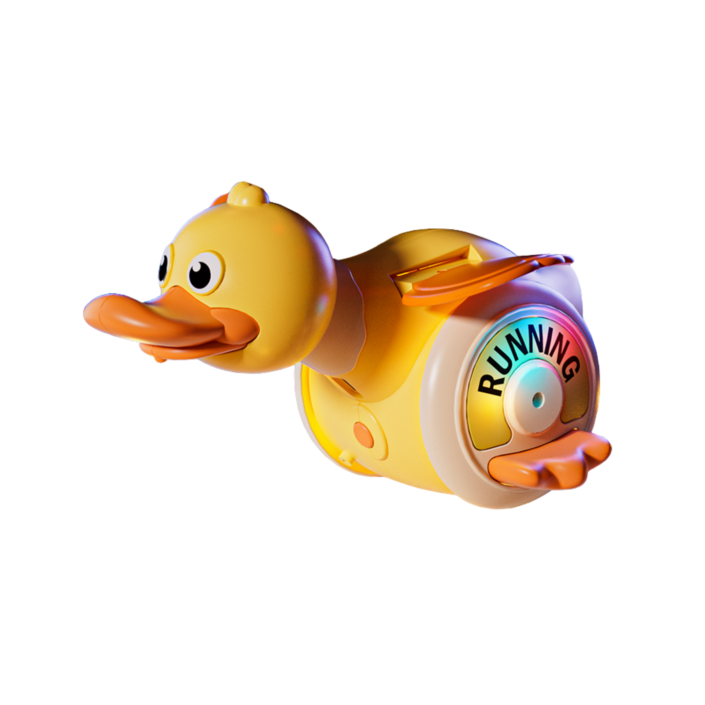 بطة دوارة  قابلة للشحن  تشجع الطفل على تعلم الزحف والمشي