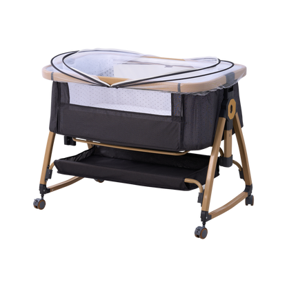 سرير أطفال محمول وقابل للطي – تصميم حديث وآمن لراحة الطفل