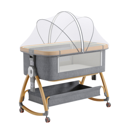 سرير أطفال محمول وقابل للطي – تصميم حديث وآمن لراحة الطفل