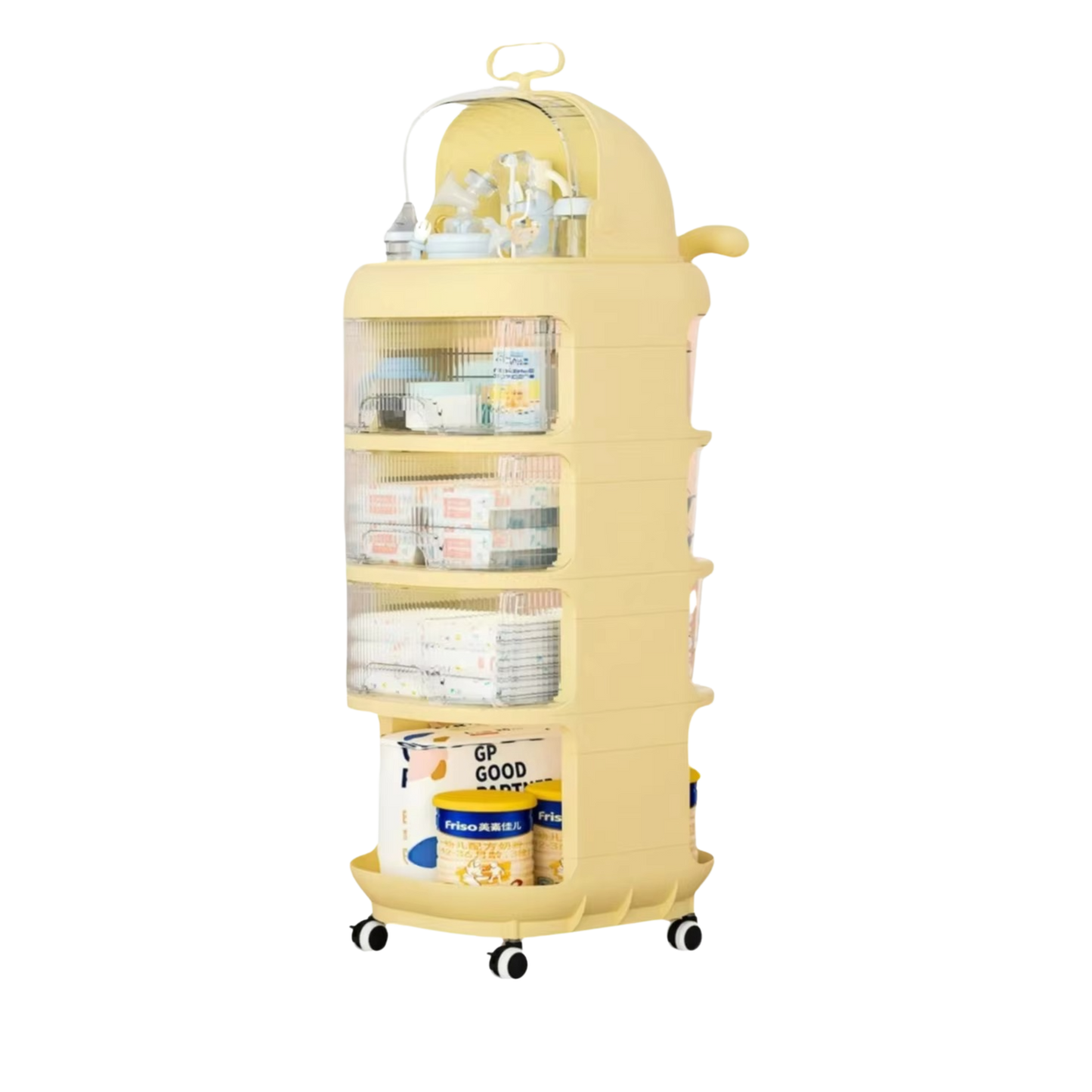 Diaper Organizer -  رف تخزين دوّار لمنتجات الأطفال