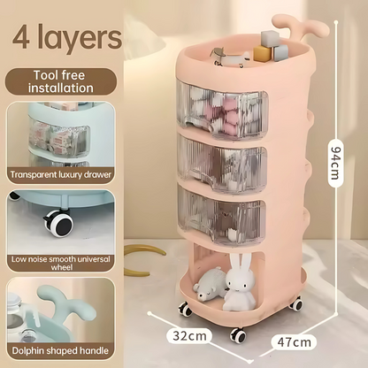 Diaper Organizer -  رف تخزين دوّار لمنتجات الأطفال