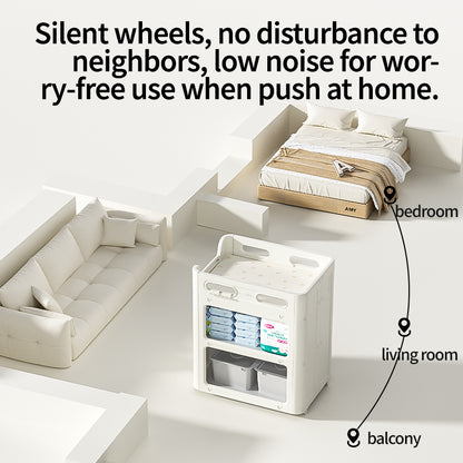 طاولة تغيير حفاضات 2 في 1 للأطفال حديثي الولادة