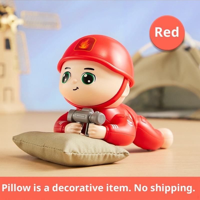 لعبة كهربائية تفاعلية للأطفال – جنود مضيئة بحساسات الأشعة تحت الحمراء وتجنّب العقبات