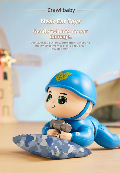 لعبة كهربائية تفاعلية للأطفال – جنود مضيئة بحساسات الأشعة تحت الحمراء وتجنّب العقبات