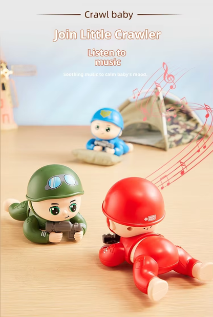 لعبة كهربائية تفاعلية للأطفال – جنود مضيئة بحساسات الأشعة تحت الحمراء وتجنّب العقبات