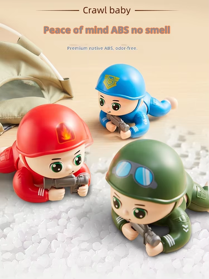 لعبة كهربائية تفاعلية للأطفال – جنود مضيئة بحساسات الأشعة تحت الحمراء وتجنّب العقبات