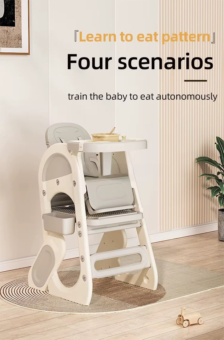 كرسي طعام قابل للتعديل 3 في 1 🧸