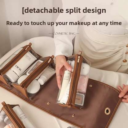 NFS Luxury Storage Cosmetic Bag for Women - حقيبة تخزين مستحضرات التجميل الفاخرة للنساء