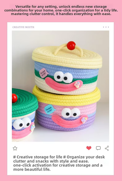 Set of 3 Big Mouth Monster Organizer Box