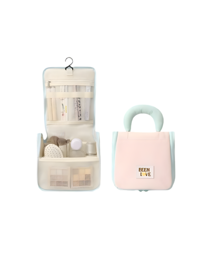 Folding Travel Cosmetic Bag - حقيبة مستحضرات التجميل القابلة للطي