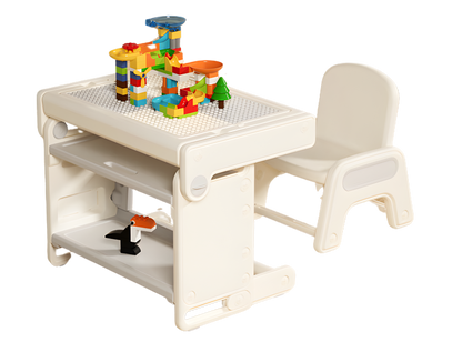 Kids Multi-Activity Table & Chair Set - مجموعة طاولة وكرسي متعددة الأنشطة للأطفال